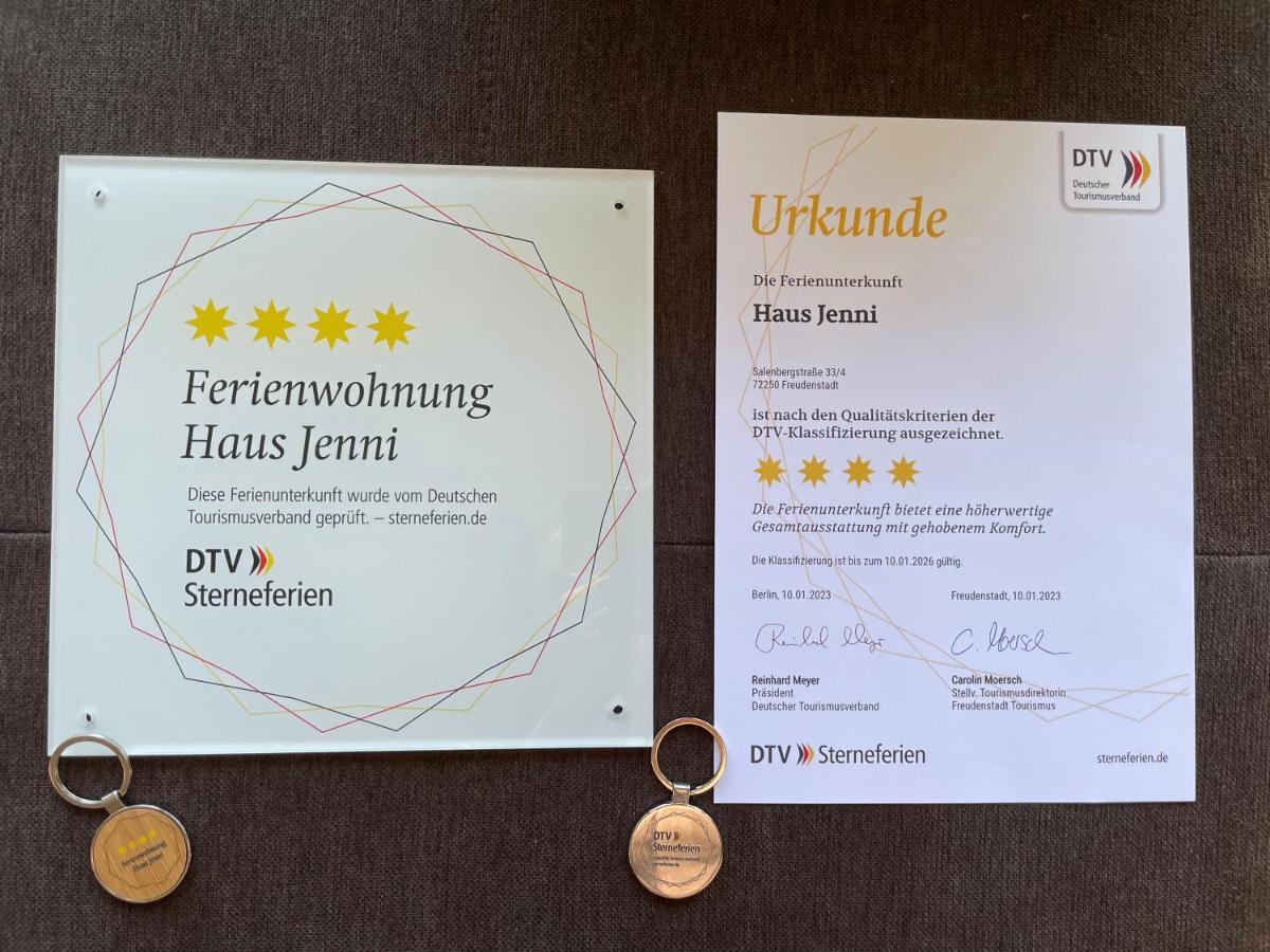 Haus Jenni Im Schwarzwald, 3,5-Zimmer, Grosse Terrasse Freudenstadt Eksteriør billede